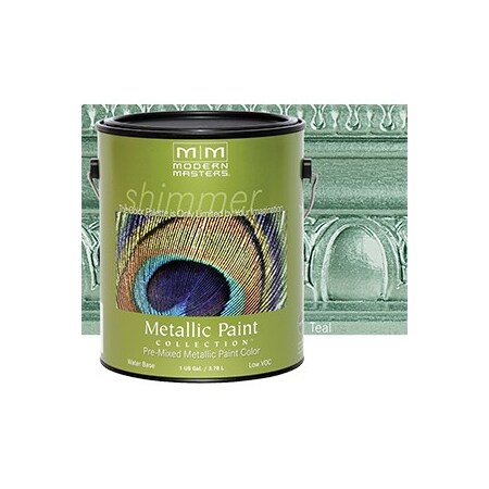 Rust-Oleum Modern Masters ME249 1G Teal Metallic Paint ME249-GAL